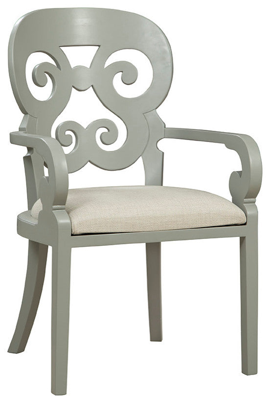 Bolero Upholstered Accent Chair, Gray
