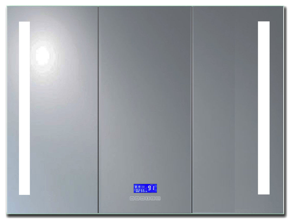 ALFI brand 42" x 28" Triple Door LED Light Bluetooth Medicine Cabinet