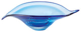 Bent Leaf Bowl, Blue, Large