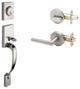 Active Handle Set, Modern Lever Interior Trim, Satin Stainless