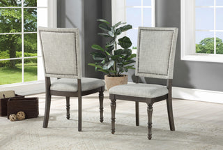 Linnett Upholstered Back Chair, Set of 2
