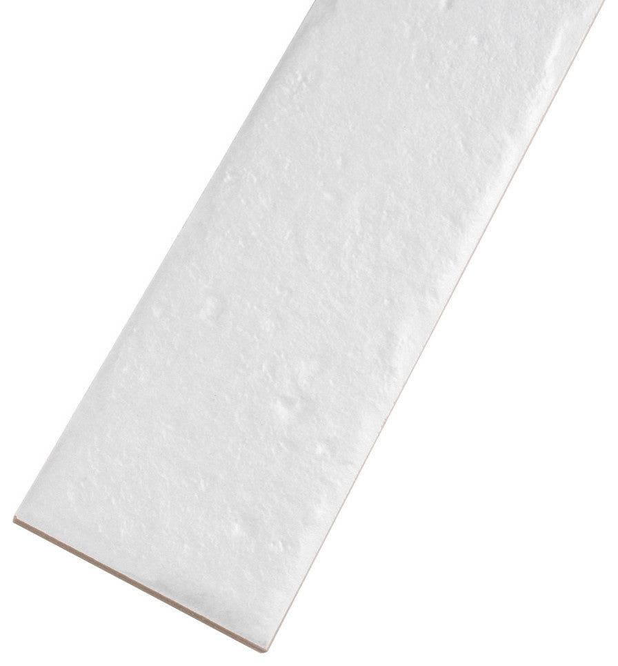 Brooklin Brick Cotto Porcelain Floor and Wall Tile, White