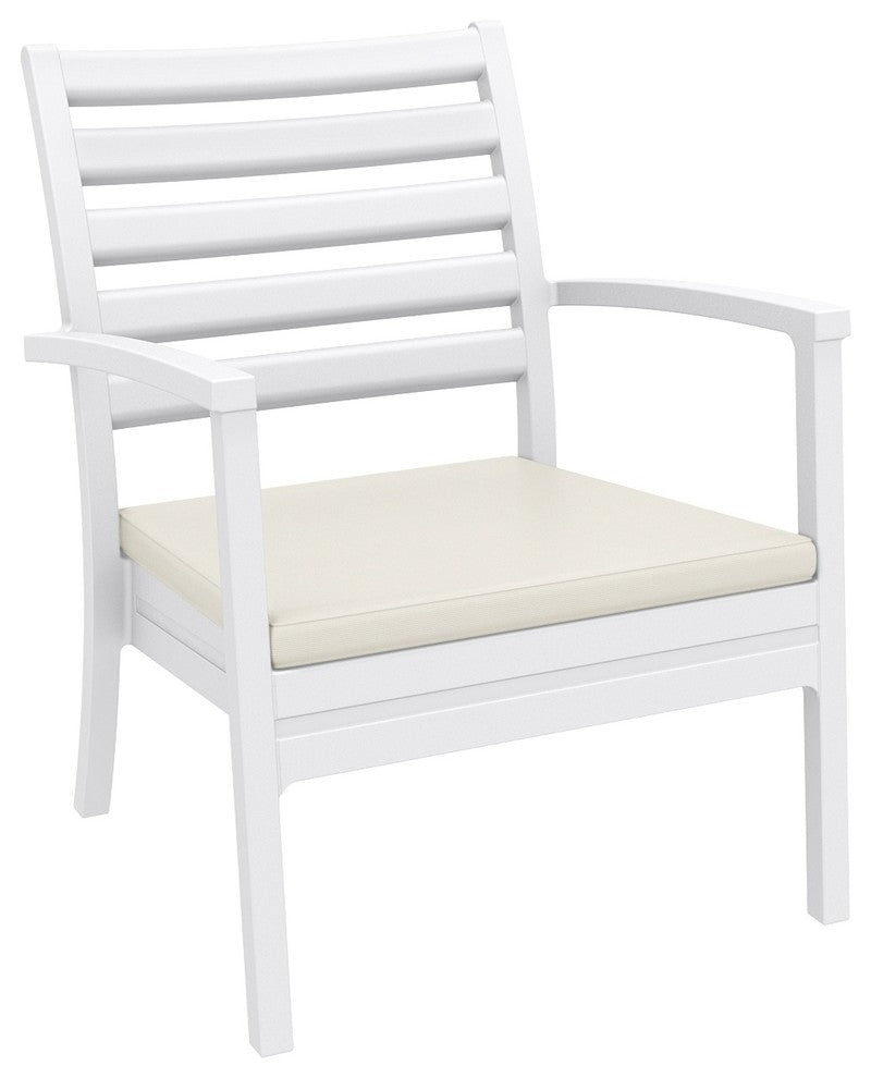 Compamia Artemis Club Armchair, Set of 2, White
