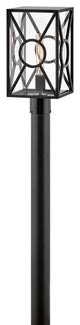 Hinkley Brixton Medium Post Top Or Pier Mount Lantern, Black