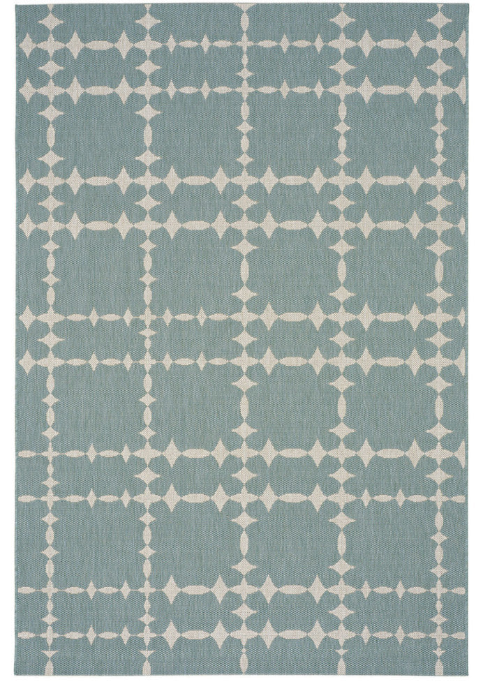Capel COCOCOZY Elsinore-Tower Court Blue 4738_420 Machine Woven Rugs - 3' 11" X