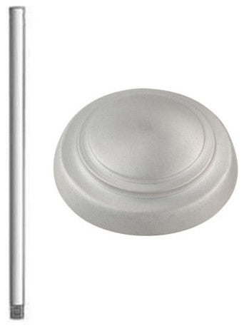 MinkaAire MA DR512 12" Ceiling Fan Downrod for 9 Ft Ceilings - Gun Metal