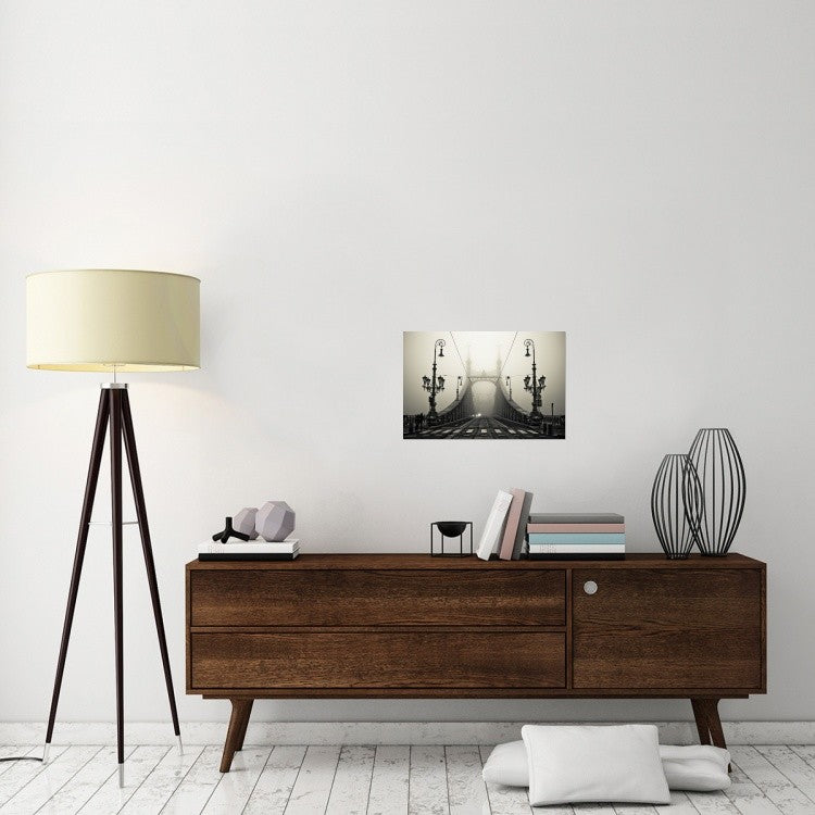 "The Bridge" Stretched Canvas Giclee by Arminmarten, 24"x16"