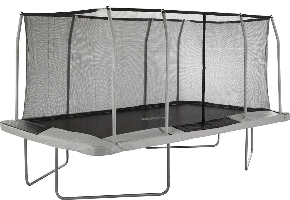 Upper Bounce Easy Assemble 9"x15" Rectangular Trampoline with Enclosure