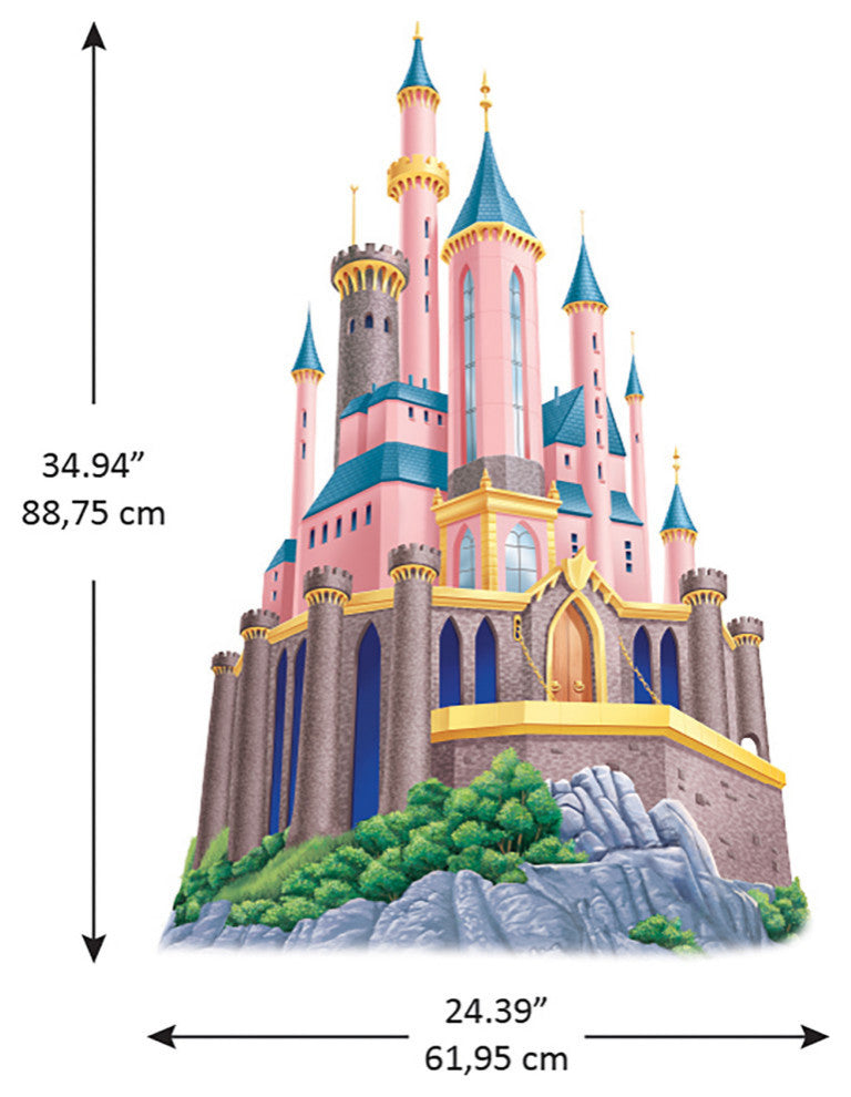 Disney Princess Castle XL Giant Wall Decals with String Lights