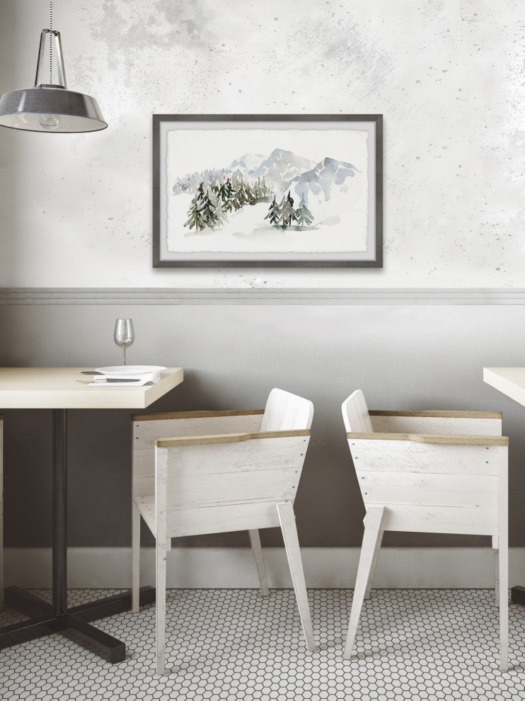 "I Like the Winter Silence" Framed Painting Print, 18x12