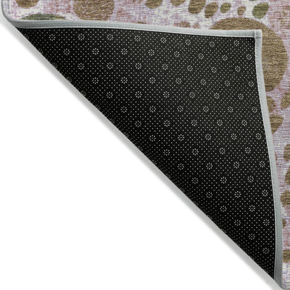 Machine Washable Indoor/Outdoor Chantille ACN1895 Khaki 3' x 5' Rug