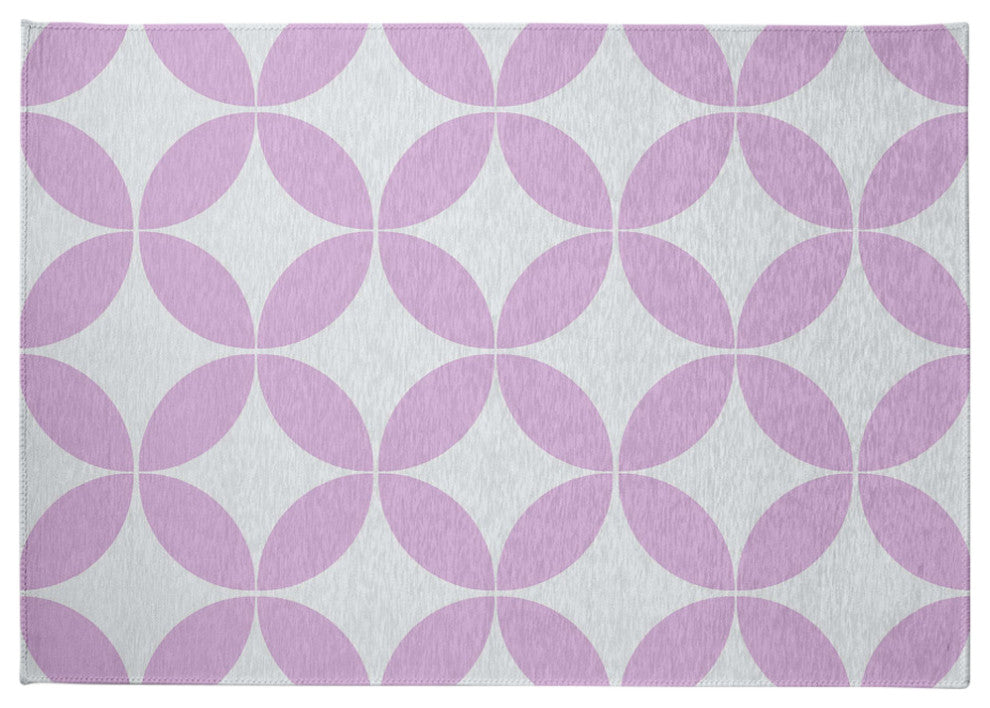 Eye Opener Spring Chenille Rug, Lilac, 5'x7'