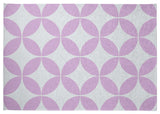 Eye Opener Spring Chenille Rug, Lilac, 5'x7'