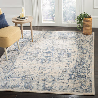 Safavieh Charleston CHL411A Rug, Ivory/Navy, 6' X 9'