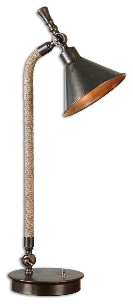 Retro Industrial Bronze Desk Task Lamp