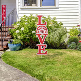 36''H Valentine's Metal Yard Stake