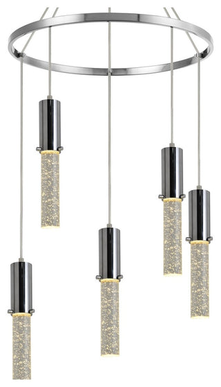Woodbridge Lighting Pixie 5-Light Pendant Chandelier, 21"D