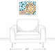 Colorful Floral Dots 16x20 Canvas Wall Art