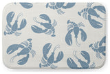 34" x 21" Lobster Fest Bathmat, Dusty Smoke