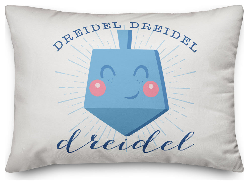 Dreidel Dreidel Dreidel 14"x20" Throw Pillow