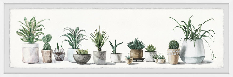 "Tropical Gardens" Framed Painting Print