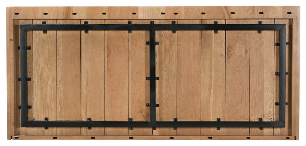 First of A Kind Plank Queen Bed