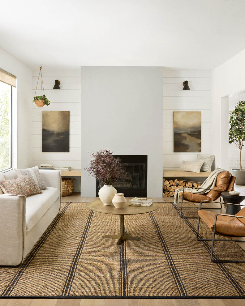 Angela Rose x Loloi Colton Natural / Black 7'-6" x 9'-6" Area Rug