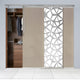 Scattered-Alabaster Panel Track Room Divider Vertical Blinds 94"Hx36-66"W