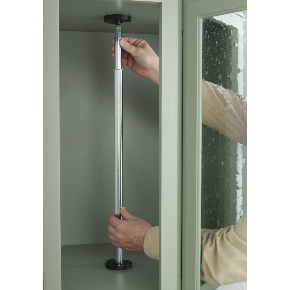 Value Line Polymer Kidney 2-Shelf Lazy Susans for Corner Base, White, 24"W