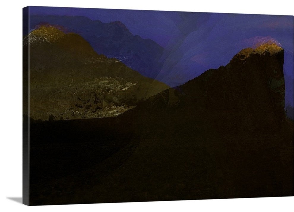 "Nightshift" Wrapped Canvas Art Print, 48"x32"x1.5"
