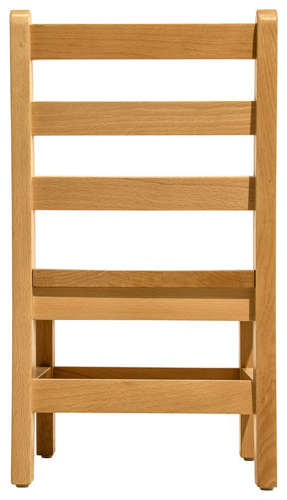 RRI Goods Ladderback Kids Wooden Chair Set of 2, 14"