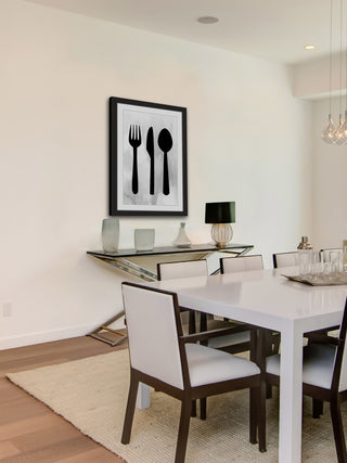 "Silverware" Framed Painting Print