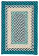 Colonial Mills Montego MG99 Oceanic Indoor/Outdoor Area Rug, Square 4'x4'