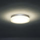Circa 15" LED Round Flush Mount 2700K, Titanium