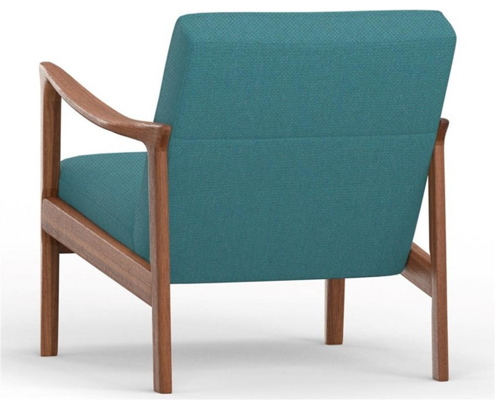 Alpine Furniture Zephyr Lounge Chair in Turquoise