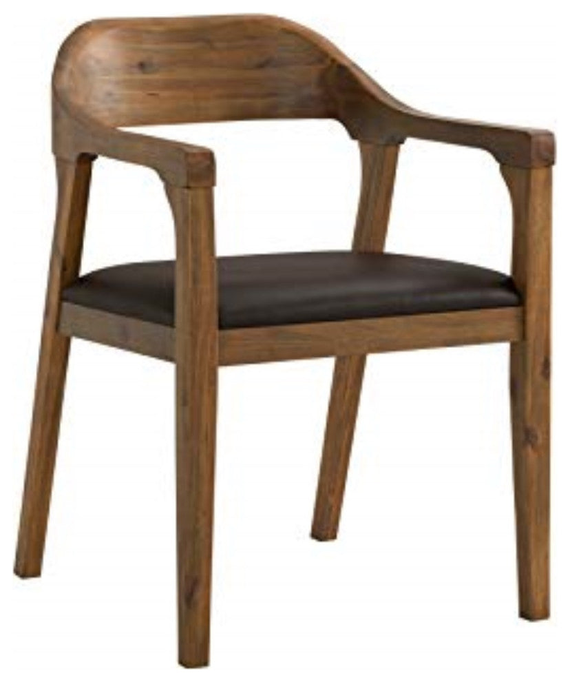 Rasmus Dining Arm Chair [Chestnut Wire-Brush]