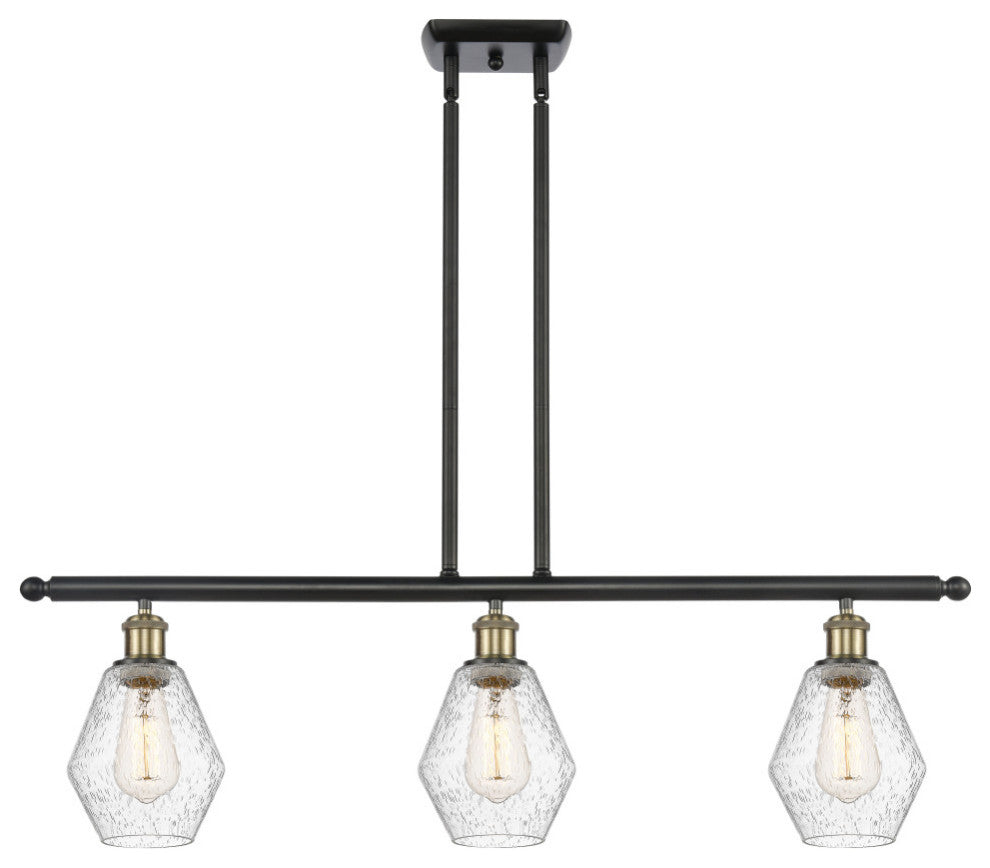 Innovations Cindyrella LED Island Light 516-3I-BAB-G654-6-LED, Black Brass