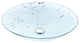 Marbela Series Vessel Sink, Marbled White