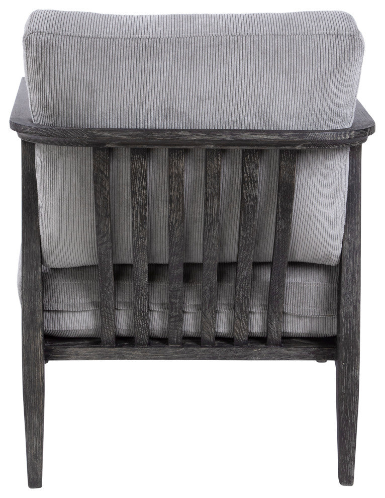 Uttermost Brunei Modern Gray Accent Chair