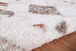 Noori Rug Shag Nolan Ivory/Rust Rug
