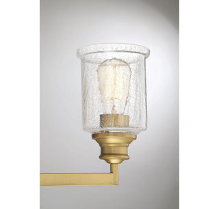 Hampton Warm Brass, 3-Light Bath