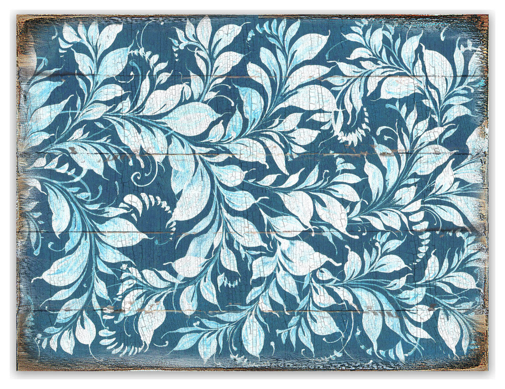 Decorative Pattern Wooden Block, 18"x12"