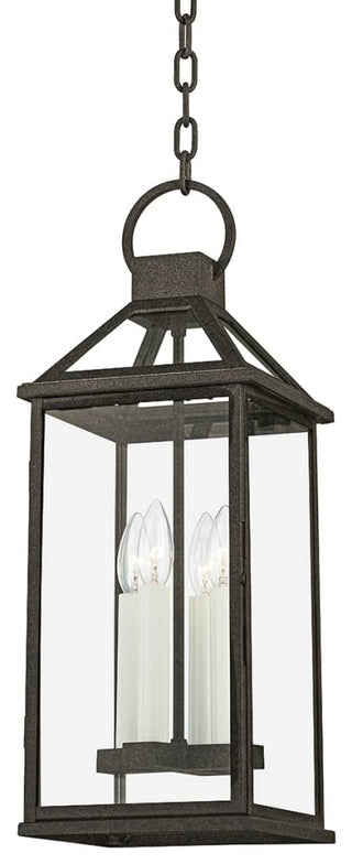 Sanders Four Light Exterior Lantern, French Iron