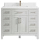 Cambridge 42" Single Sink Bath Vanity in Coventry Gray 1.5" Empira Quartz