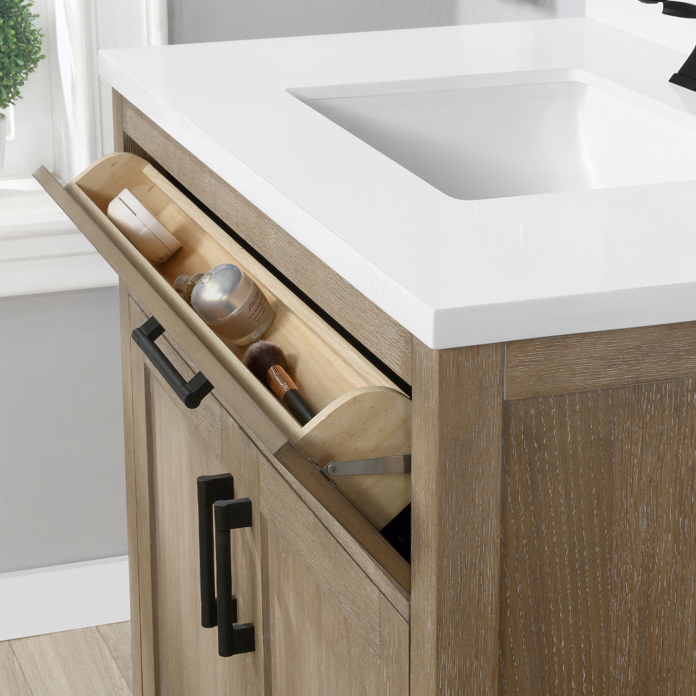 OVE Decors Bailey Vanity, Driftwood Oak, 42"