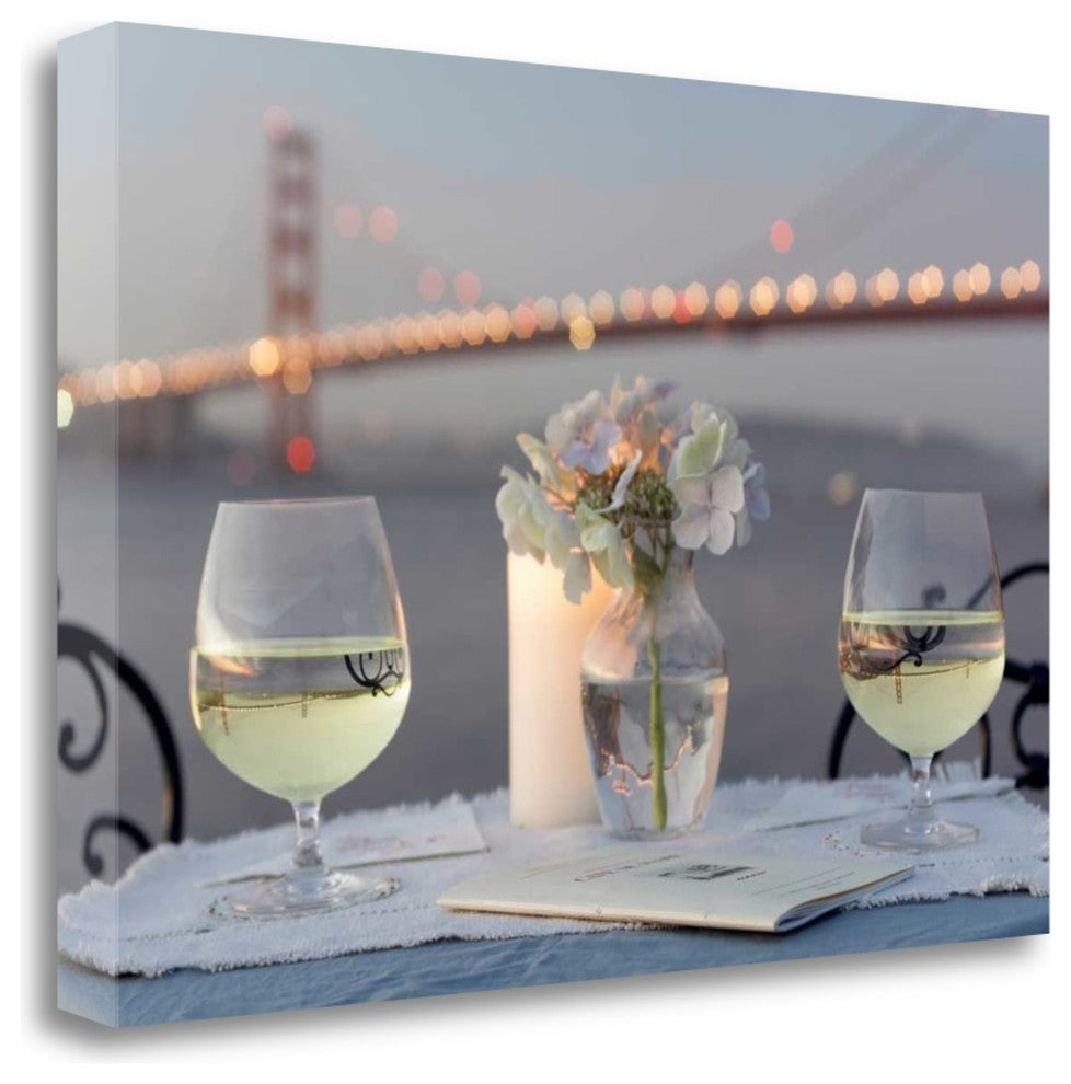 "Dream Cafe Golden Gate Bridge - 79" By Alan Blaustein, Gallery Wrap Canvas