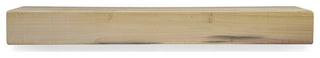 Rustic Fireplace Mantel Shelf, Unfinished, 36"