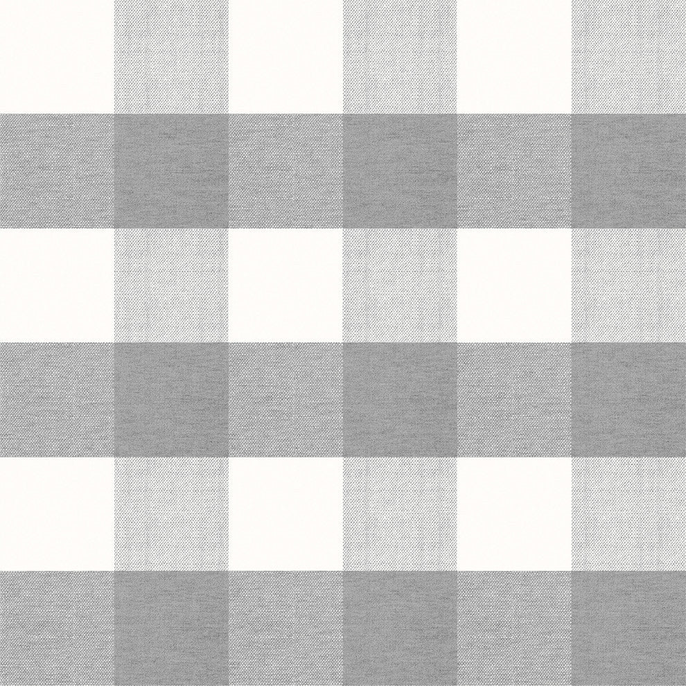 Buffalo Check Gray Peel and Stick Mural