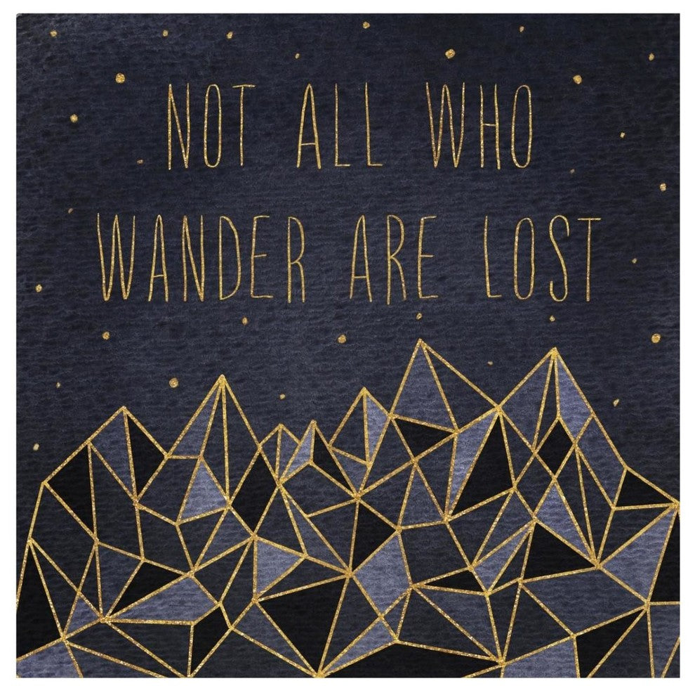 "Written in the Stars IV" Digital Paper Print by Laura Marshall, 32"x32"