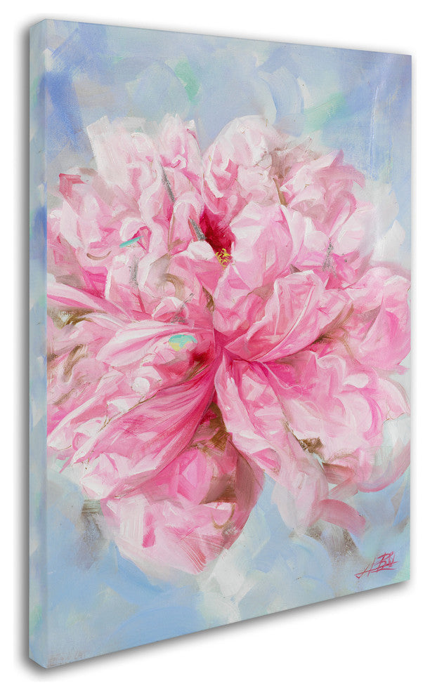 'Pink Peonie II' Canvas Art by Li Bo